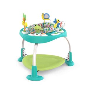 Bounce Bounce Babyâ¢ 2-i-1 Legetrampolin og Bord Blå